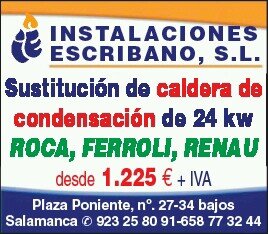 Colaboradores de gas natural calderas de condensación Contacto: 658.77.32.44