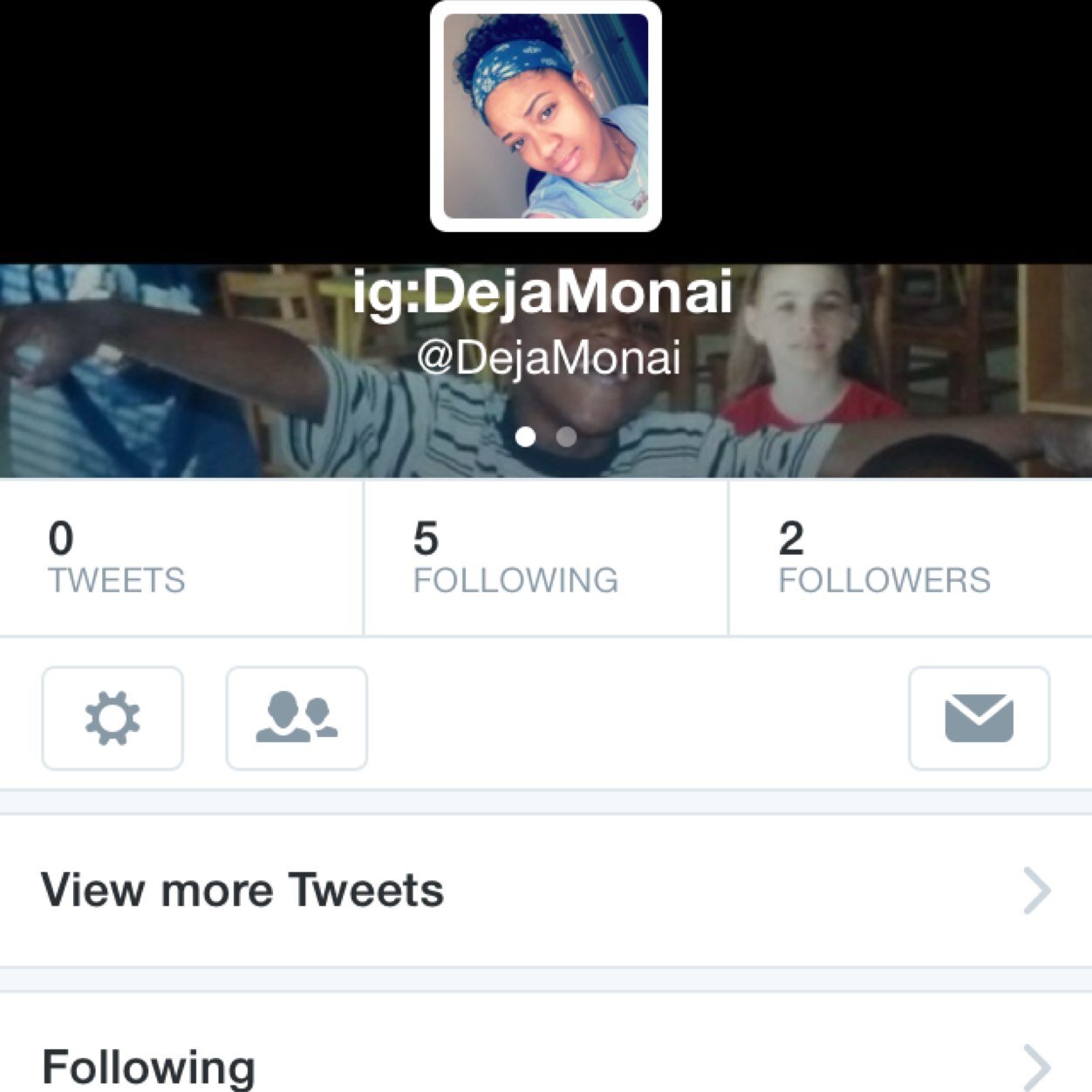 follow my new twitter @DejaMonai