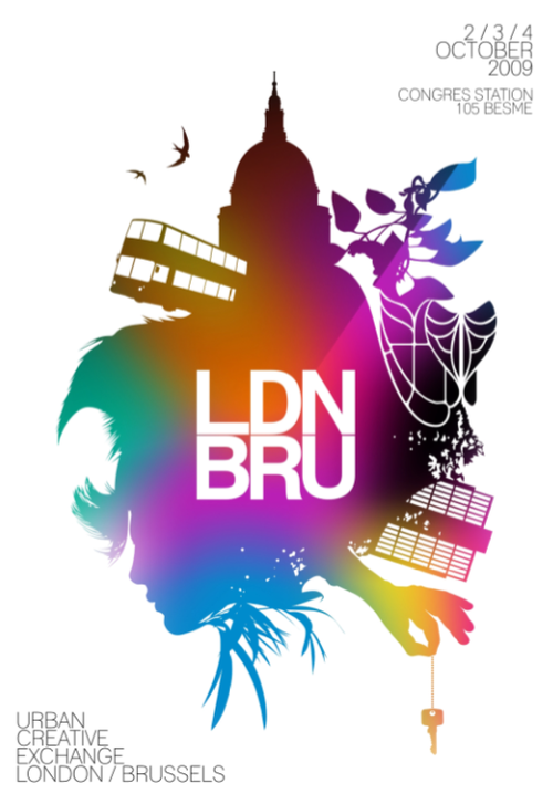 LDN/BRU is a project that aims to open a cultural and artistic exchange between the cities of London and Brussels by the means of an event.