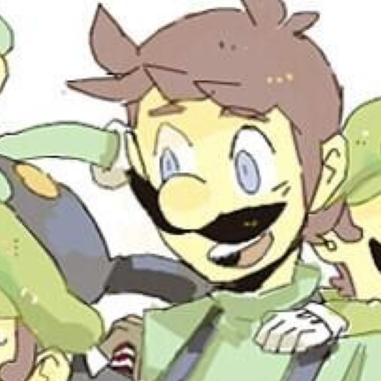 I'm-a Luigi! I've been in the shadow of-a my brother for years... But it doesn't-a bother me, I swear! [#MarioRP/#SSBRP]