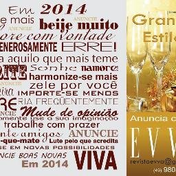 Revista EVVA
A primeira Revista Feminina de Fraiburgo
Faça parte desta família você também