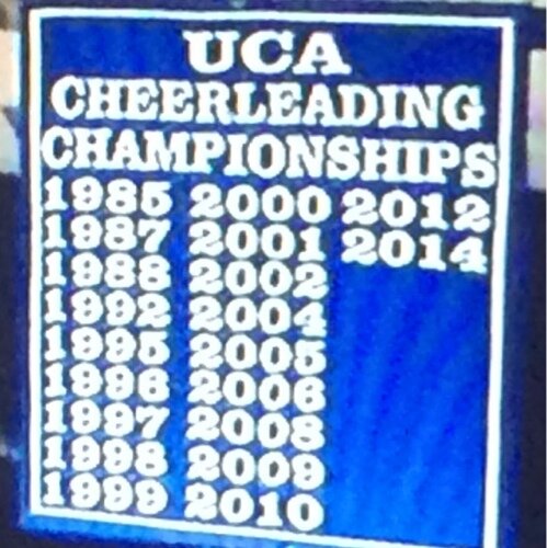 University of Kentucky Cheerleaders! #Certified20 #BelieveTheHype #NationalChampProblems