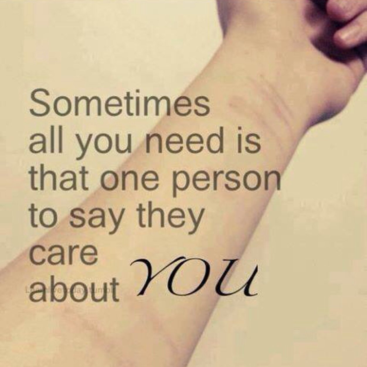 you're never alone