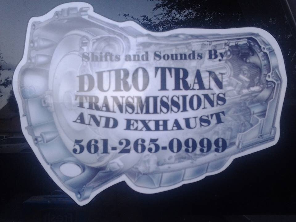 DuroTran's profile picture. Duro Tran is a full service #transmission and #exhaust #automotive #repair shop. Our reputation as transmission #experts is important to us! (561) 265-0999