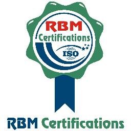 ISO_9001_RBM's profile picture. RBM Certifications offers ISO 9001, ISO 14001, ISO/TS 16949, ISO/OHSAS 18001, ISO/HACCP 22000, ISO 27001, ISO 31000, SA 8000, GMP Certifications & so on.