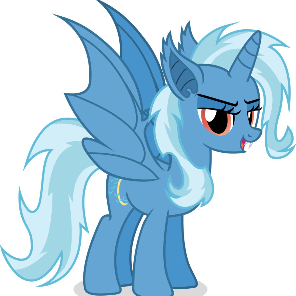 I am The Great And Powerful TrixieBat The Most Amazing And Powerful Bat In Equestria ! ||Bat Form Of @MLP_Trixie||