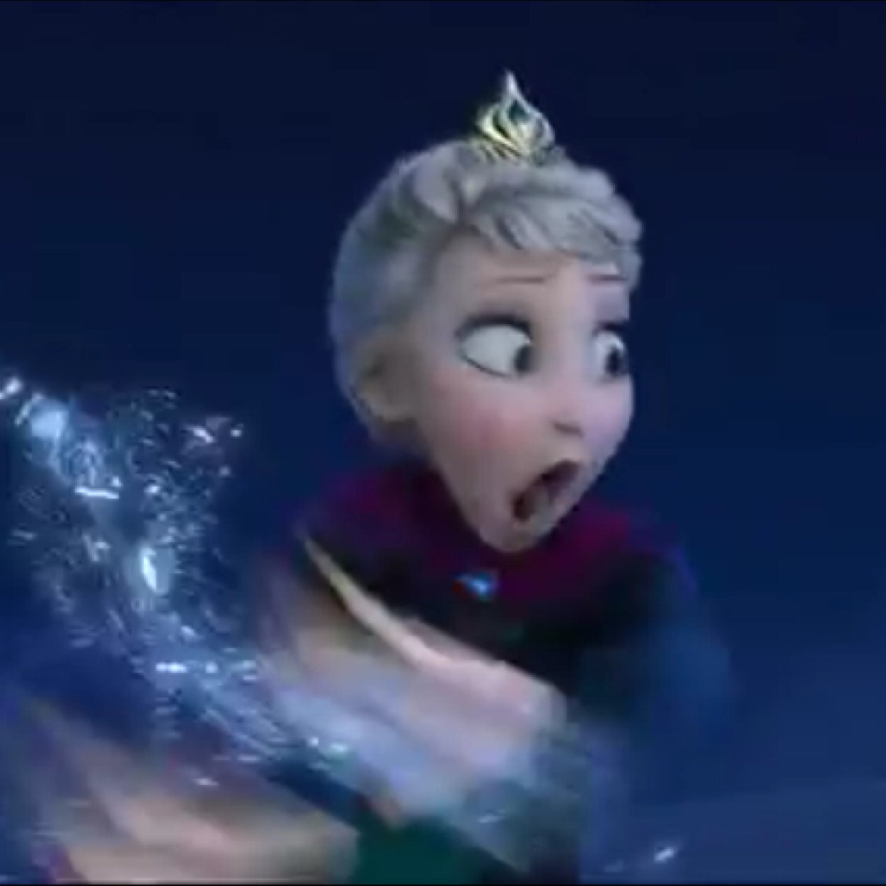 LET IT GO LET IT GO hans cried as i tugged on his dick too hard and it turned into ice