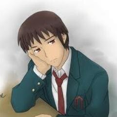 The unfortunate slave of Haruhi's will. I mean... Member of the SOS Brigade. #HSRP