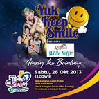 official twitter yuk keep smile
TRANSTV, YKS setiap senin-
jumat | Yuk Keep Smile setiap
sabtu-minggu, LIVE pkl
19.30-22.30WIB @TRANSTV_CORP