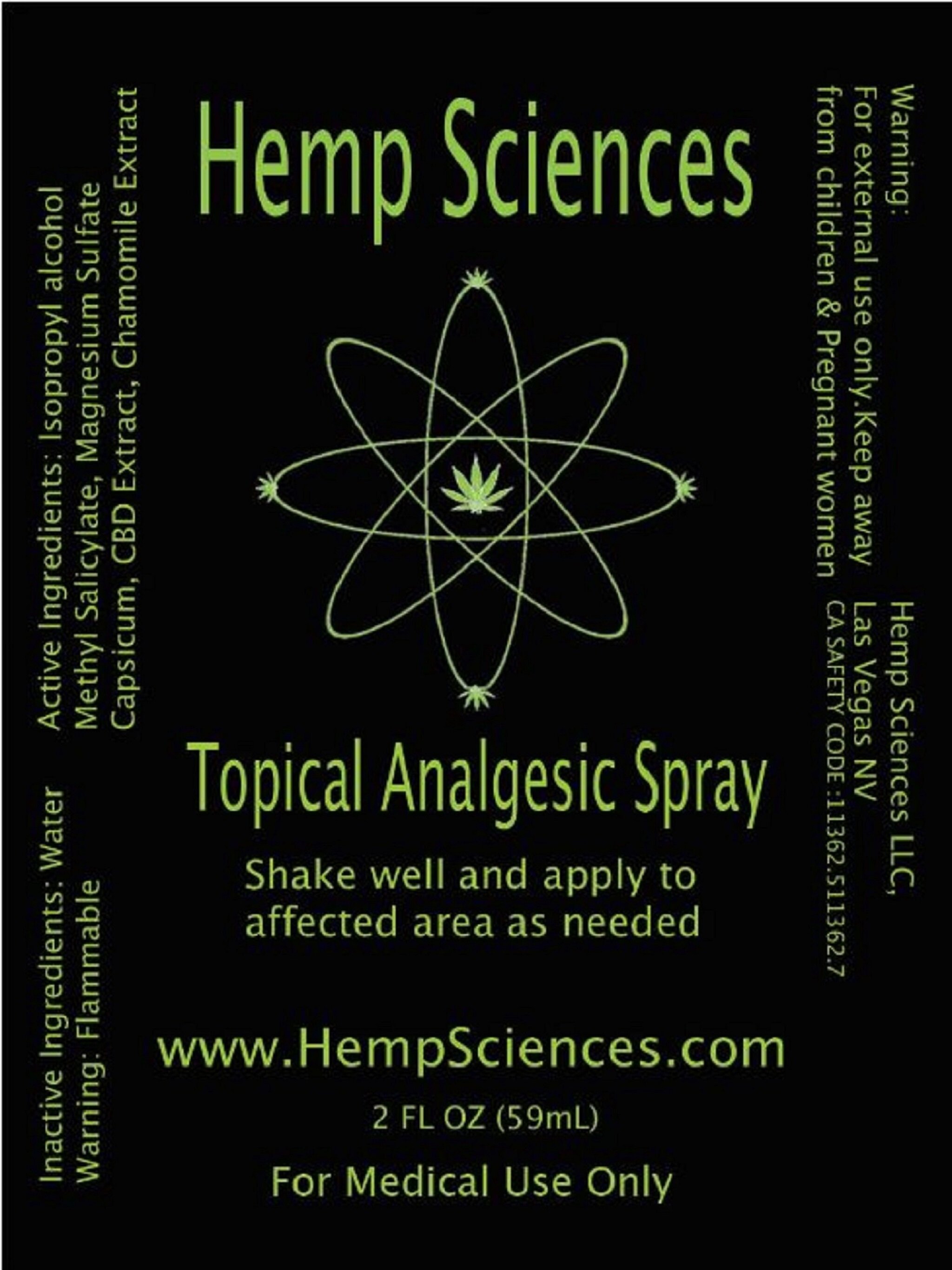 HempSciences™ is the brand and HempScience is the future Media Company to promote the brand and the science of Hemp