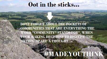 OotInTheSticks's profile picture. Education provider in Northumberland - venturing up the farm roads to help balance the fairness of digital technology.