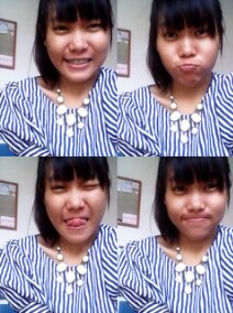 Tersenyum disaat hati menangis :)