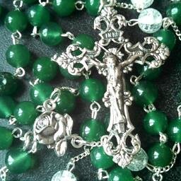 Handmade glass rosaries