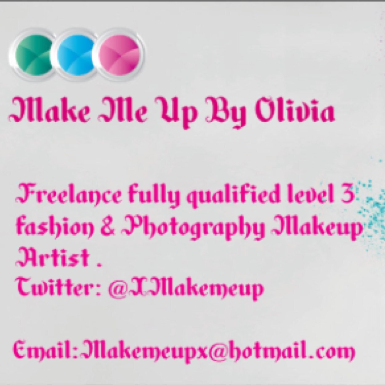 XMakemeup's profile picture. Freelance Fully qualified level3 fashion & photography makeup artist