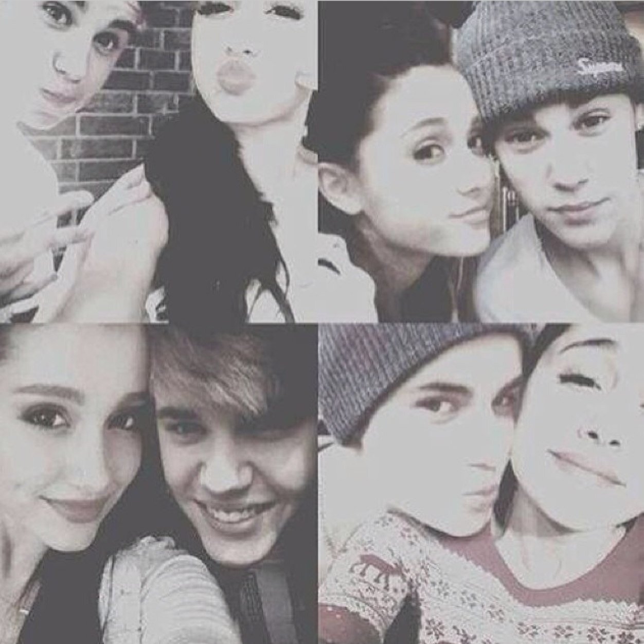 my love is for justin and ariana forever.