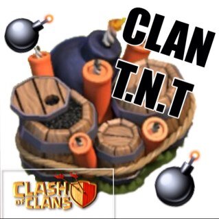 Clan T.N.T de Clash of Clans‼ Toda la info aqui. Encargados:Lvis17, Pernales, ferb, hrmns candau. Descarga el juego, link en sitio web.