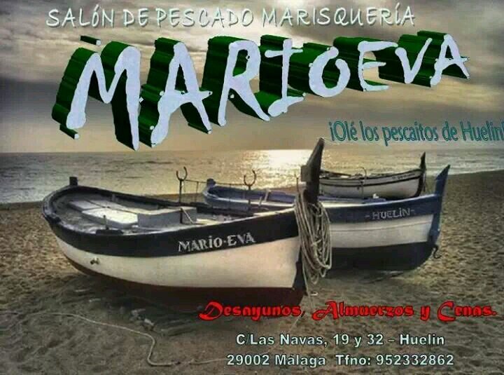 Restaurante-Marisqueria Marioeva situado en Málaga, C/Las navas 19(huelin), desde 1978.