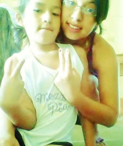 con mi hermana