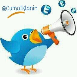 Cuma iklanin Jual Beli via Twitter ~ FOLLOW dulu, Mention = FREE RT | Pasang iklanmu DISINI • tayang 2x sehari, CUMA 25ribu /bulan • MINAT ? DM • Di Iklanin Den
