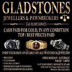 Gladstones the Jewellers based in Weymouth town centre. We stock an exciting range of old and new fine jewellery and pre owned watches.