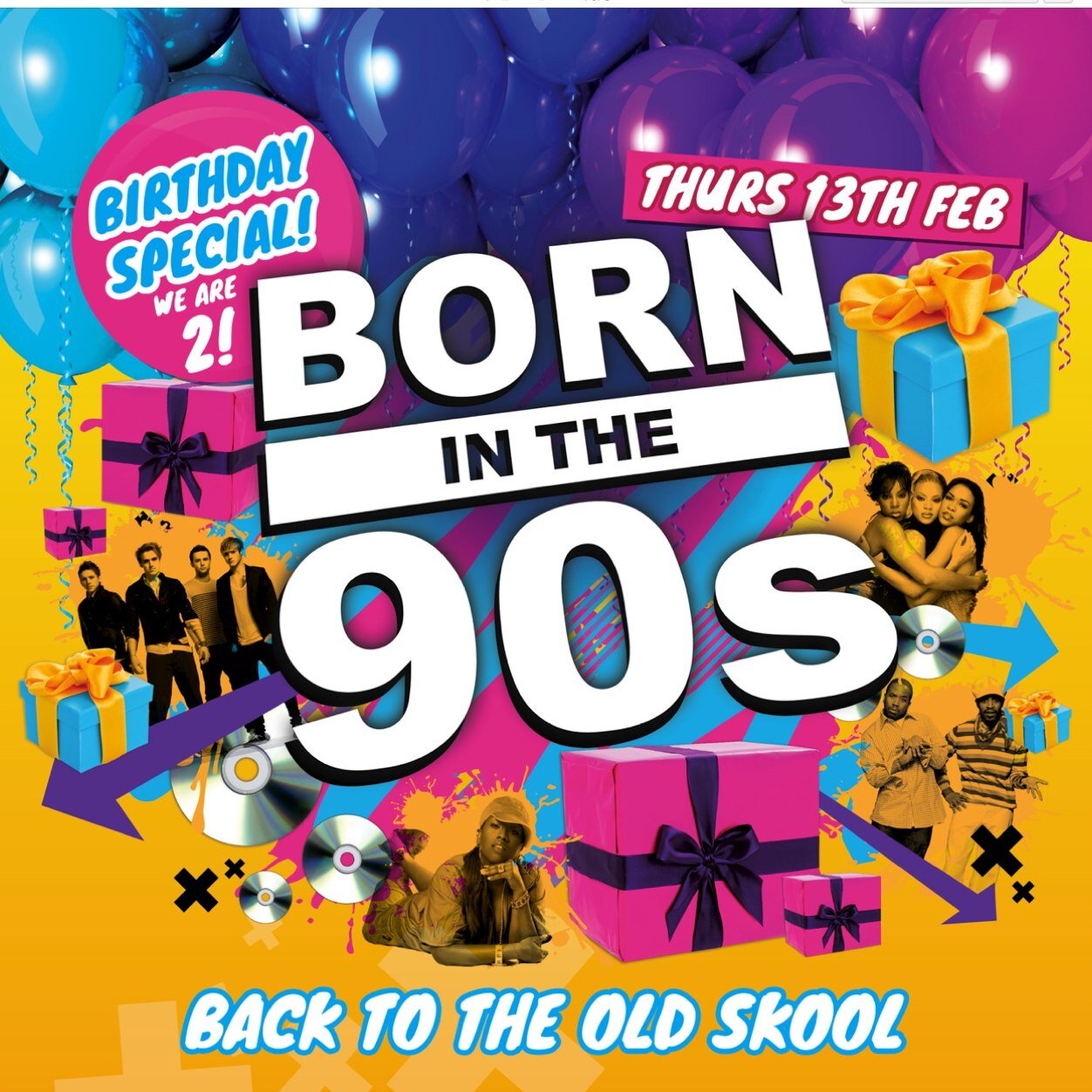 Bournemouth's BIGGEST 90s Night. Say You'll Be There!