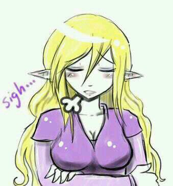 H-Hello....im Violet Linkette, but im also known as Violet...../The smartest one of the female four swords/ #FFS #ZeldaRP