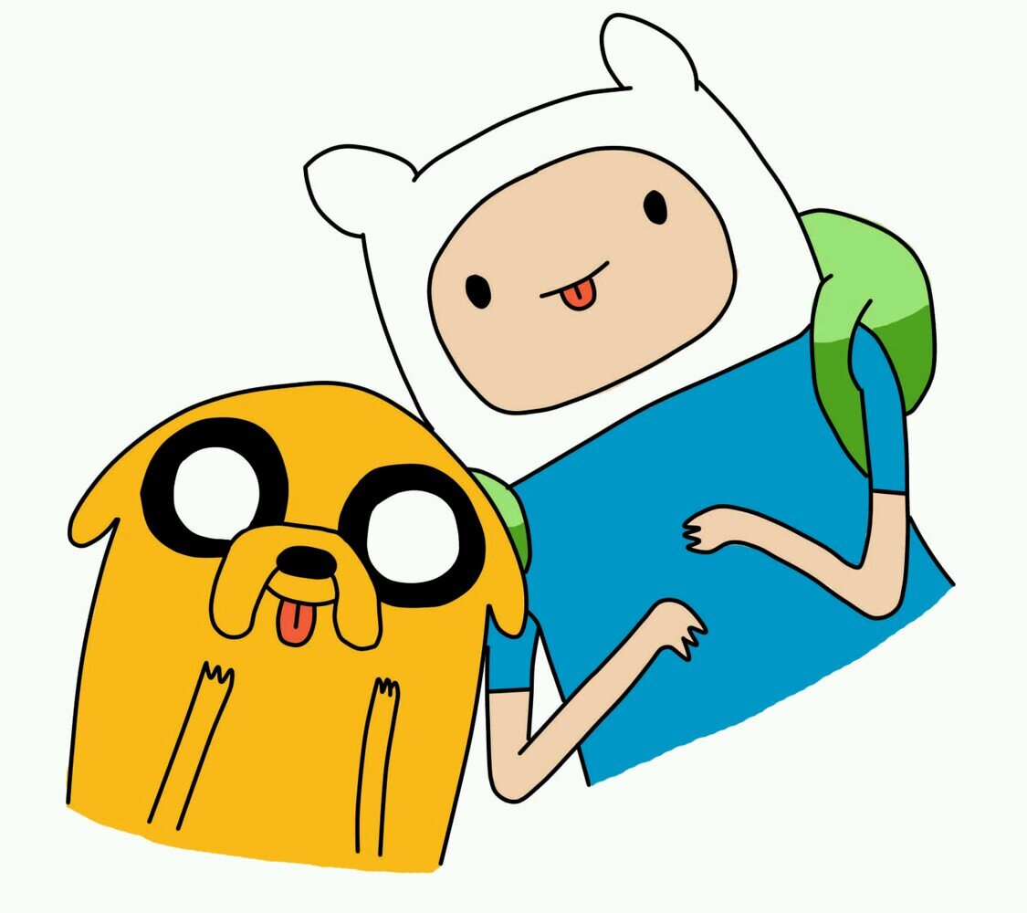Hora de aventura -descripcion : la mejor serie que se a creado desde el comienso de los tiempos , con Finn y Jake !!! Nuevos teitts todos los dias
