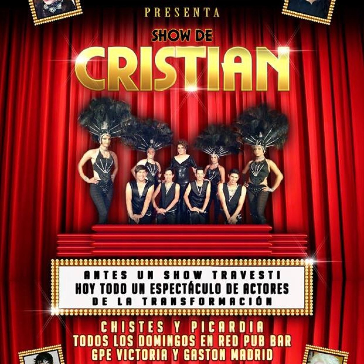el show de cristian todos los viernes y ssbado en. restautajrante. tai wah. reserva ya. 312-1619. y para tus. posadas. con un gran espectaculo