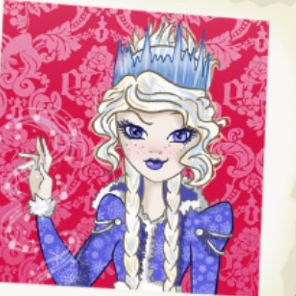 My mother is the snow queen i am a reble i do not want to be a evil snow queen i do magic i do not make friends easyliy