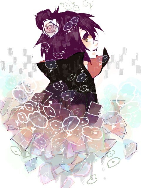 [Yahiko and Nagato… I will be the support that holds both our bridges up.] | My husband is @AlmigthyPush. | Our children are Amaya and Arashi. |