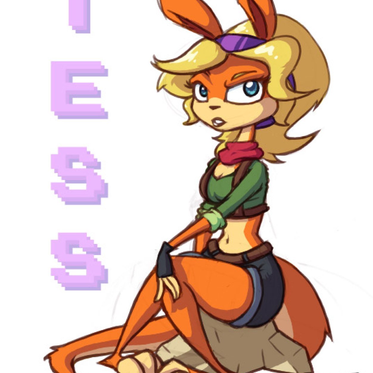Hey there! Tess here. Im just a barmaid here at the Hip Hog Haven Saloon but I run the Gun Course out back. Need weapons? Im your girl...er, Ottsel.