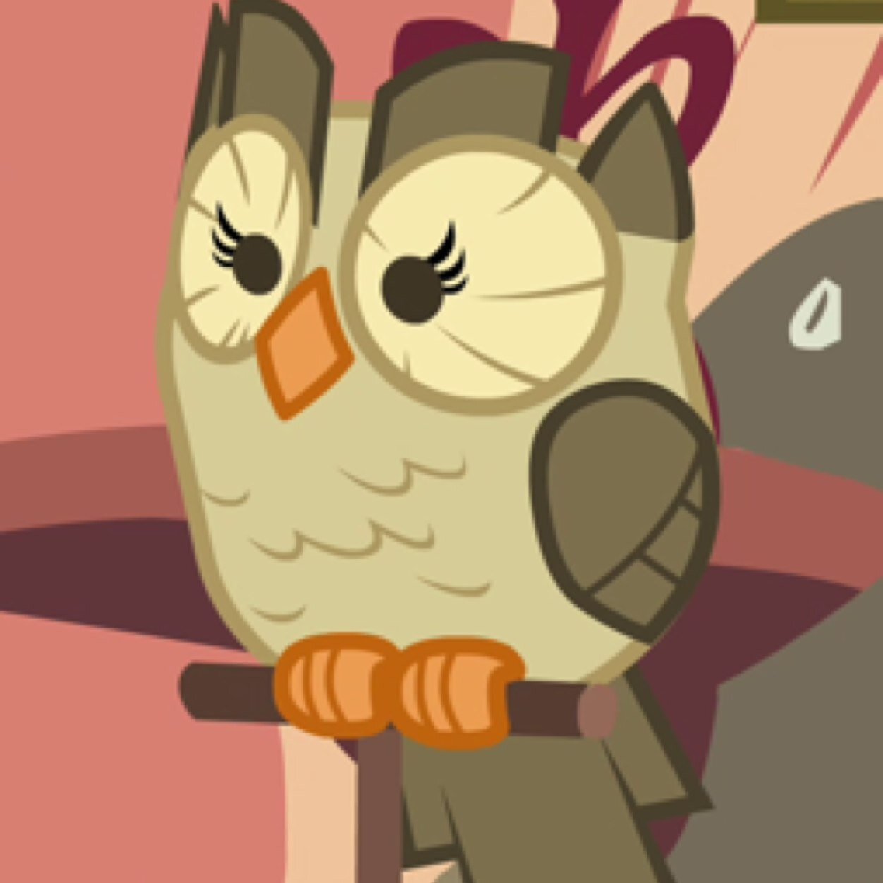 Hoo! ||@Mla_Twilight's pet owl||