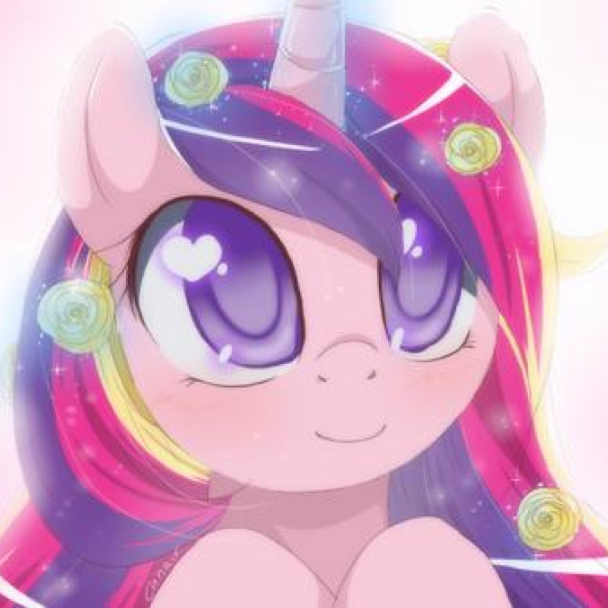 I'm Princess Cadence. I am very happy to be married to Shining Armor! Ohh, where is that guard?