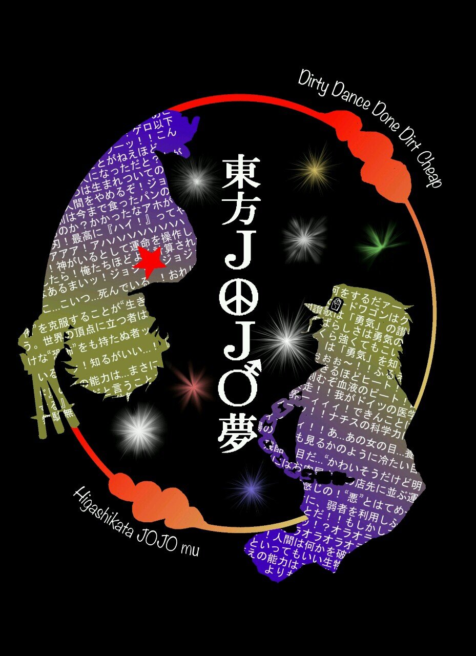 岐阜は瑞浪にて開催のバサラカーニバルでジョジョ立ちを決めたいので作ってしまったジョジョコンセプトチーム。東方JOJO夢（ひがしかたじょじょむ）。JOJO好き、よさこい好き、そんな人達は残らずフォローそして参加して下さい。メンバー大募集中ッ！お問い合わせはこちら。higashikatajojomu@outlook.com
