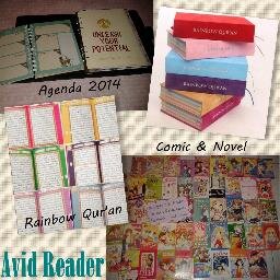 avidreader_'s profile picture. Comic & Novel | Rainbow Qur'an | Agenda 2014 | Low price | Facebook: Avid Reader | Instagram: avidreader_ | Text/WA: 085286589343 | Also follow @lilgirlstuff ^^