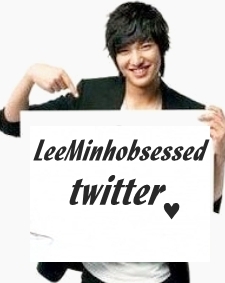 Lee Min ho official twitterfanpage.