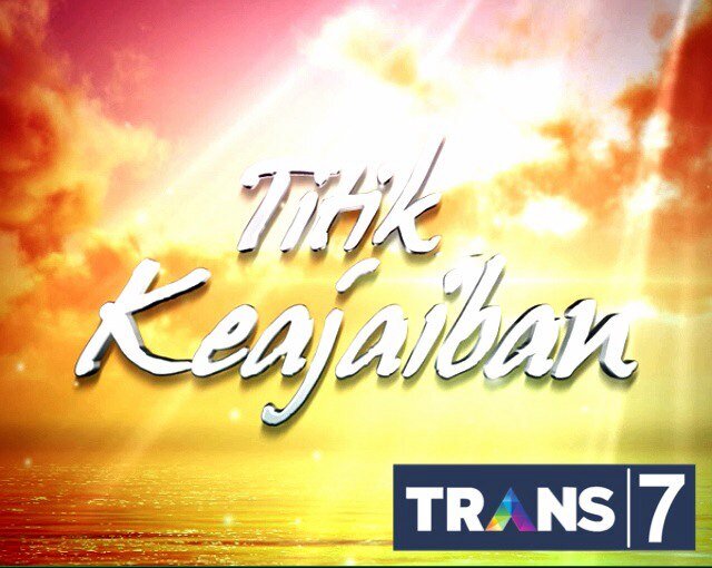 Diilhami dari kisah nyata, dituturkan oleh narasumber, dan terjadinyalah keajaiban, Sabtu 18.00 @TRANS7 producer by Ferry Angriawan & @ruben_onsu