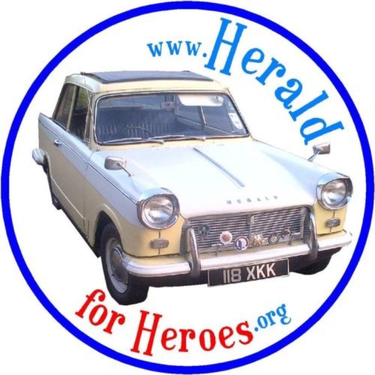 Trying to raise funds to buy another triumph herald so we can use her to help raise awareness and money for all forces heroes out there