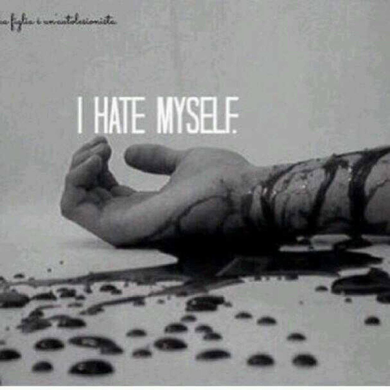 I cant escape the darkness. Im a slave to my own reflection.