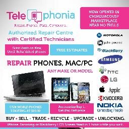 Telephoniainc's profile picture. Telephonia cell phone repair and sales in Brampton and Toronto