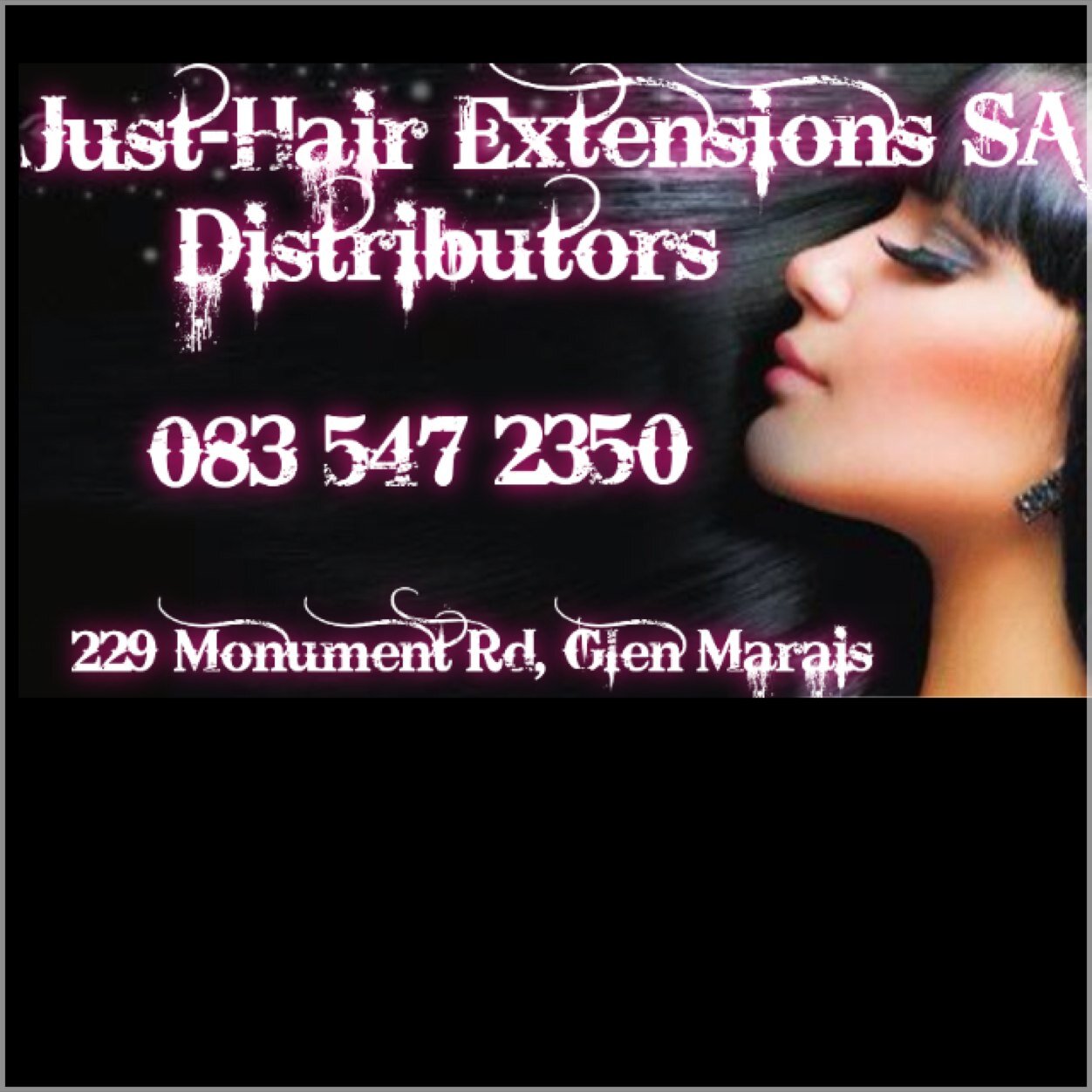 Largest importer & distributor of human hair extensions in SA. Russian, Chinese, Indian & Brazilian ect