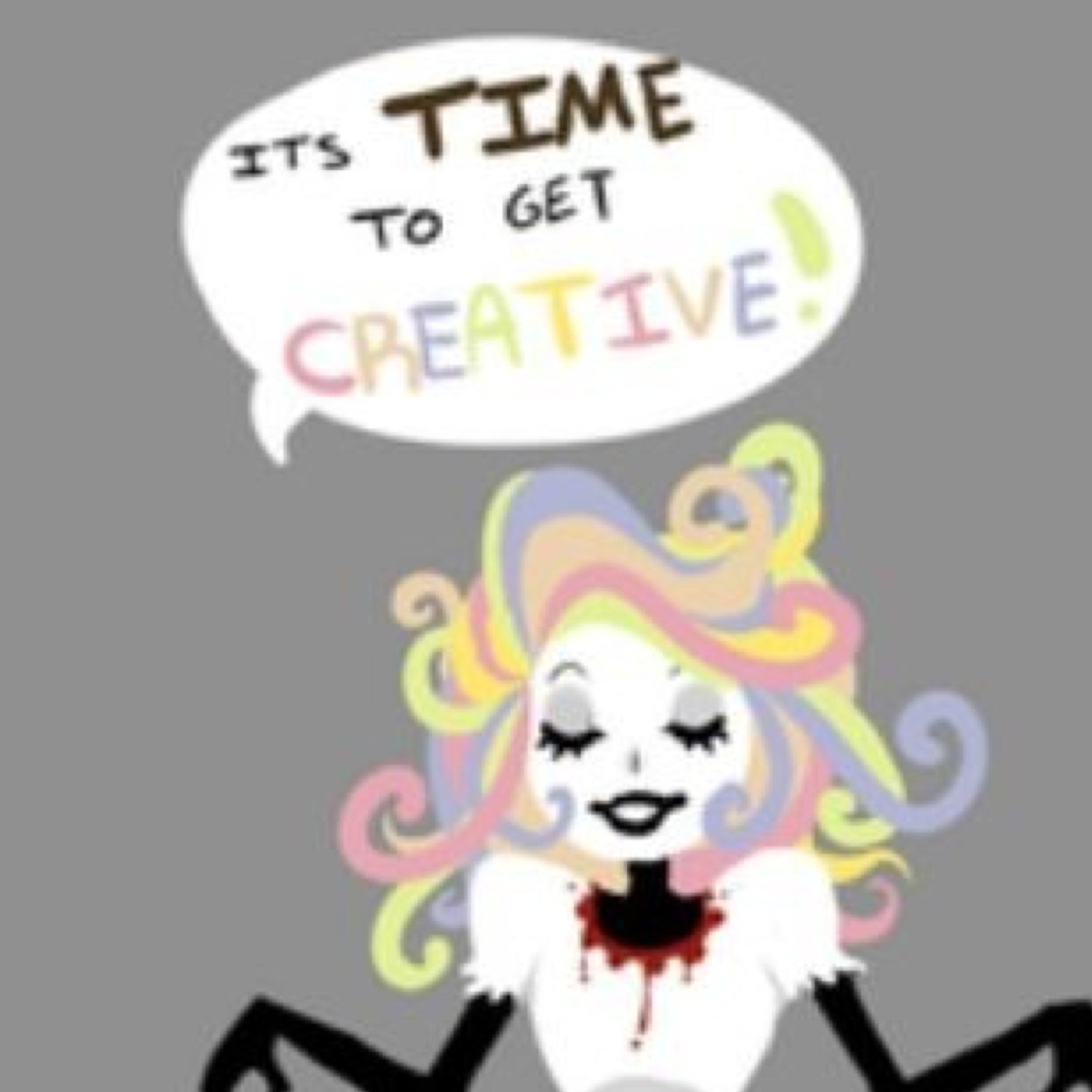 Get creative~! Green is NOT a creative color. At all.@PaigeNoteBook Is my creative friend~! You should follow my other acc:@hetalia_florida. @meh_time is mine.