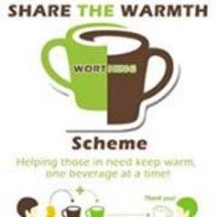 Share_TheWarmth's profile picture. We are a charitable scheme set up to allow people to purchase marbles to place in a jar which are later converted to a hot drink for the needy and homeless.