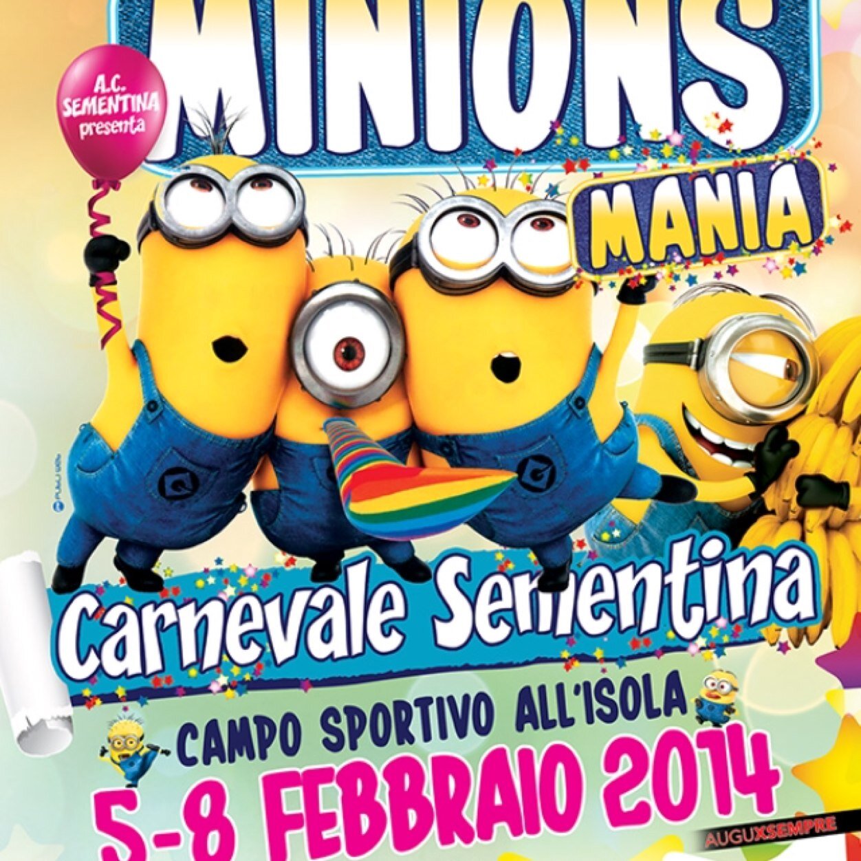 Dal 5 al 9 febbraio 2014
Facebook: Carnevale di Sementina