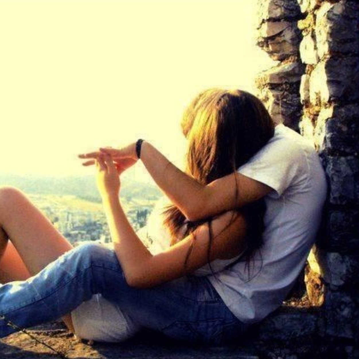 I love you more than the distance between us.