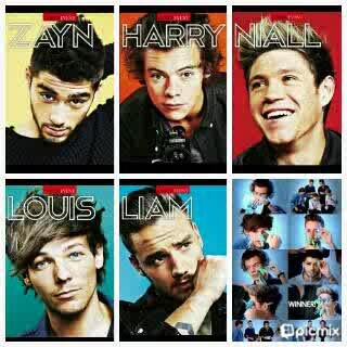 5 boys ♥One band one dream one direction ♡ ✗♬☆