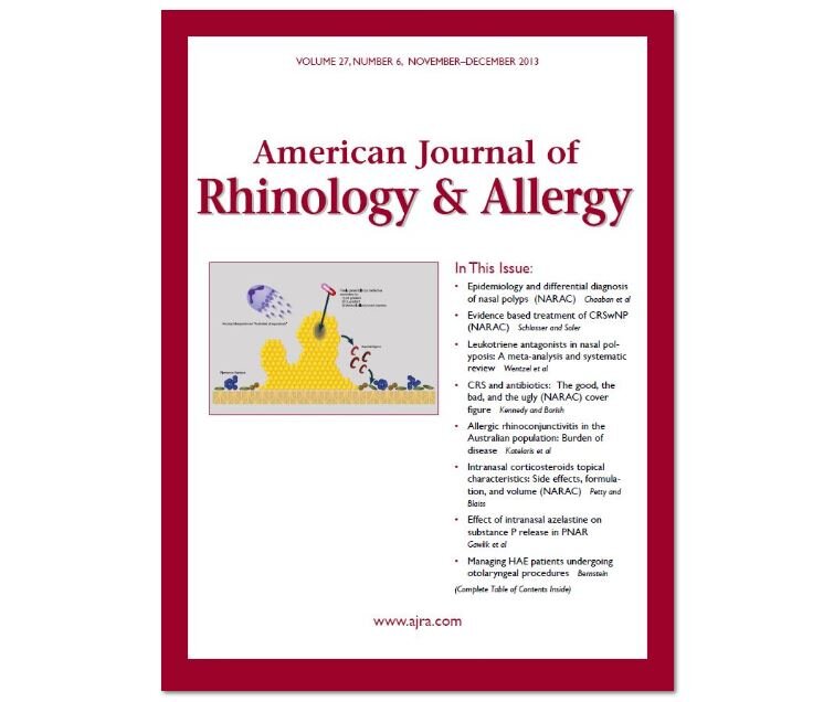 AJRA has a 27 year reputation as a peer reviewed, indexed medical journal focusing on clinically impactful articles for the practicing rhinologist/allergist.