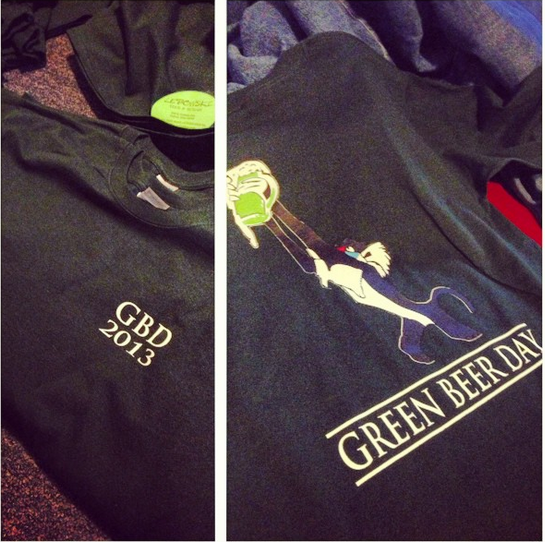 Green Beer Day 2014 shirts! Disney, and Breaking Bad designs!