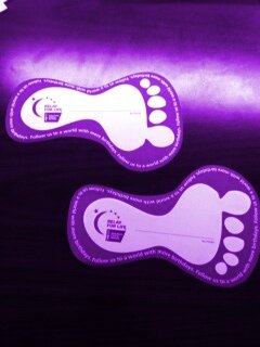 Fundraiser, loves purple, caregiver