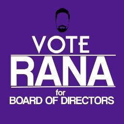 Voice. Transparency. Direction.                                                        On Feb 5th and 6th, make your vote count. Vote Rana #iknowyouwanna